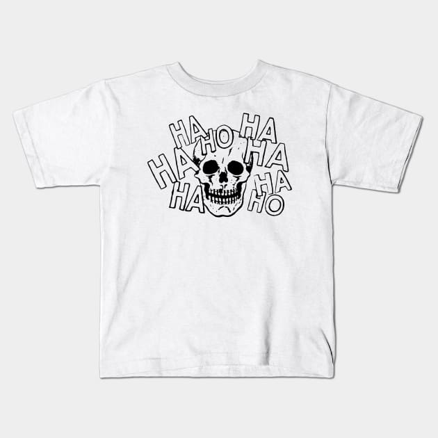 HAHA HOHO Kids T-Shirt by TheCosmicTradingPost